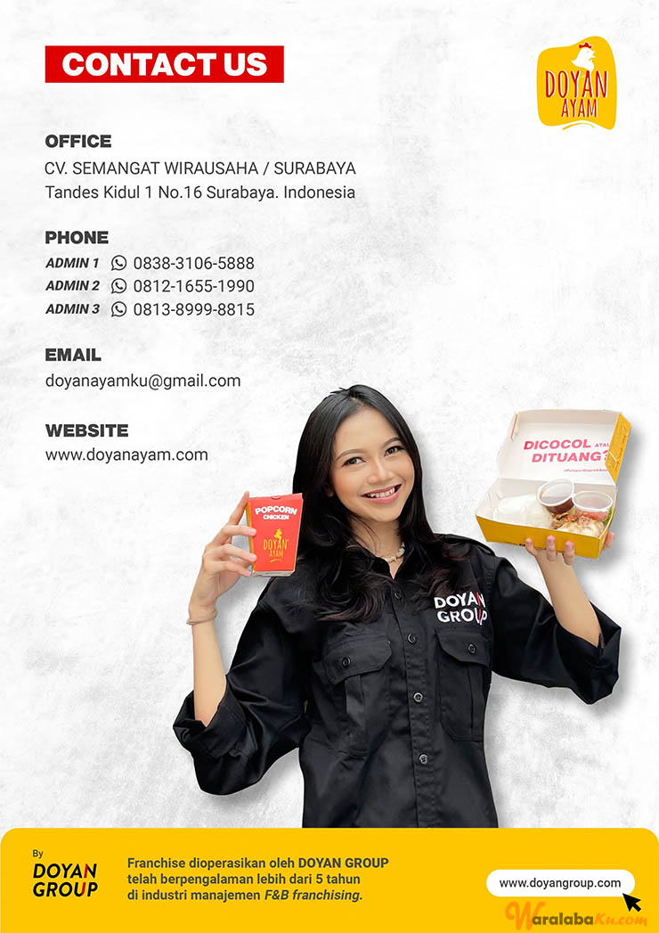 Franchise Peluang Usaha Makanan Doyan Ayam
