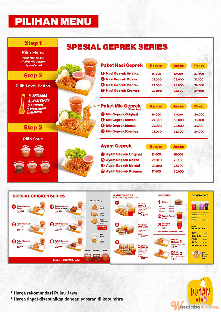 Franchise Peluang Usaha Makanan Doyan Ayam