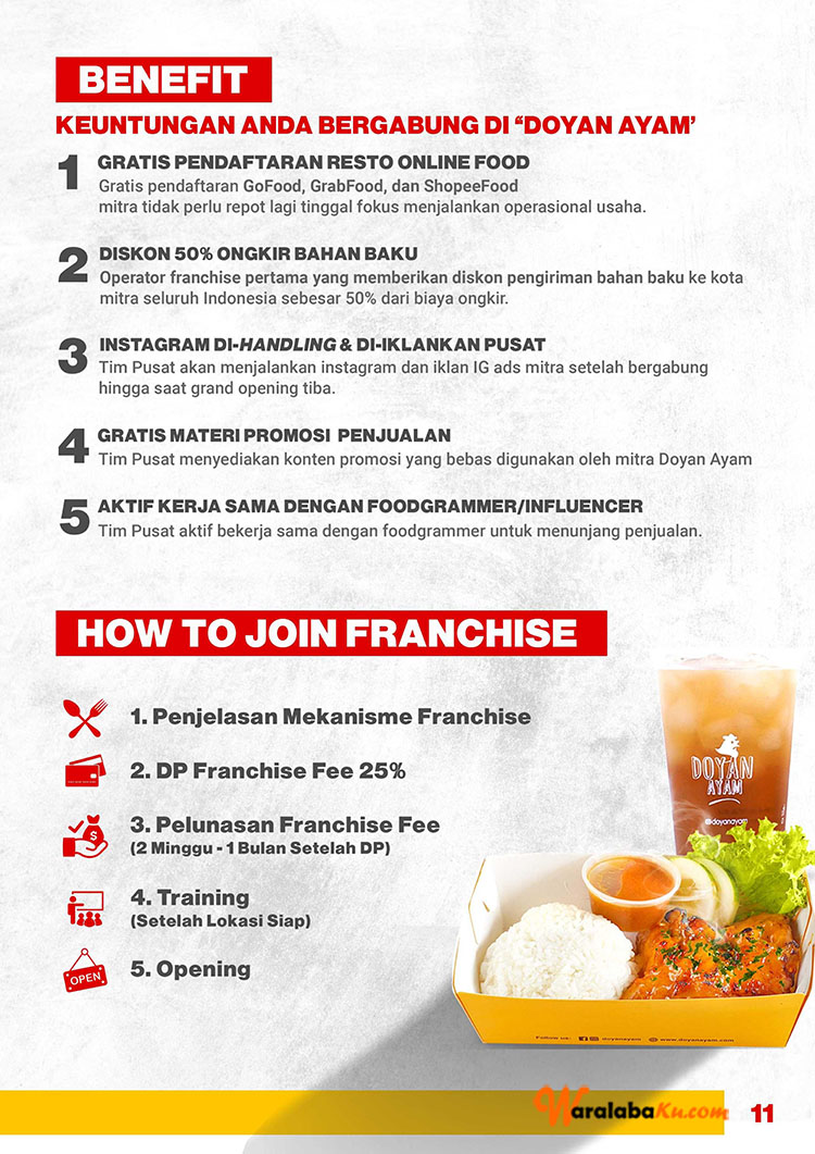 Franchise Peluang Usaha Makanan Doyan Ayam