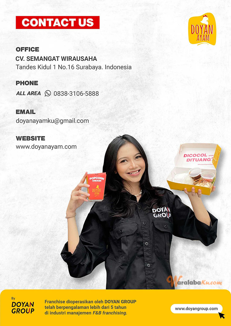 Franchise Peluang Usaha Makanan Doyan Ayam