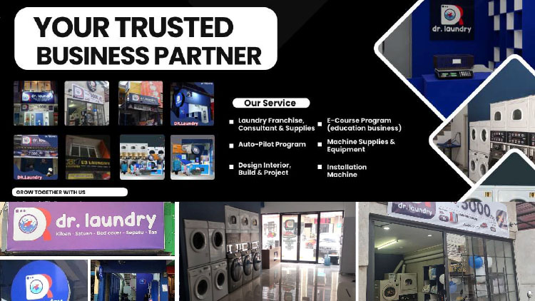 Kemitraan / Peluang Bisnis Cuci Satuan & Premium Dr. Laundry