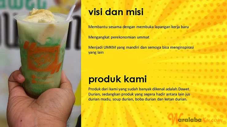 Franchise Peluang Usaha Minuman Tradisional | Dawet Durian Duran Duren