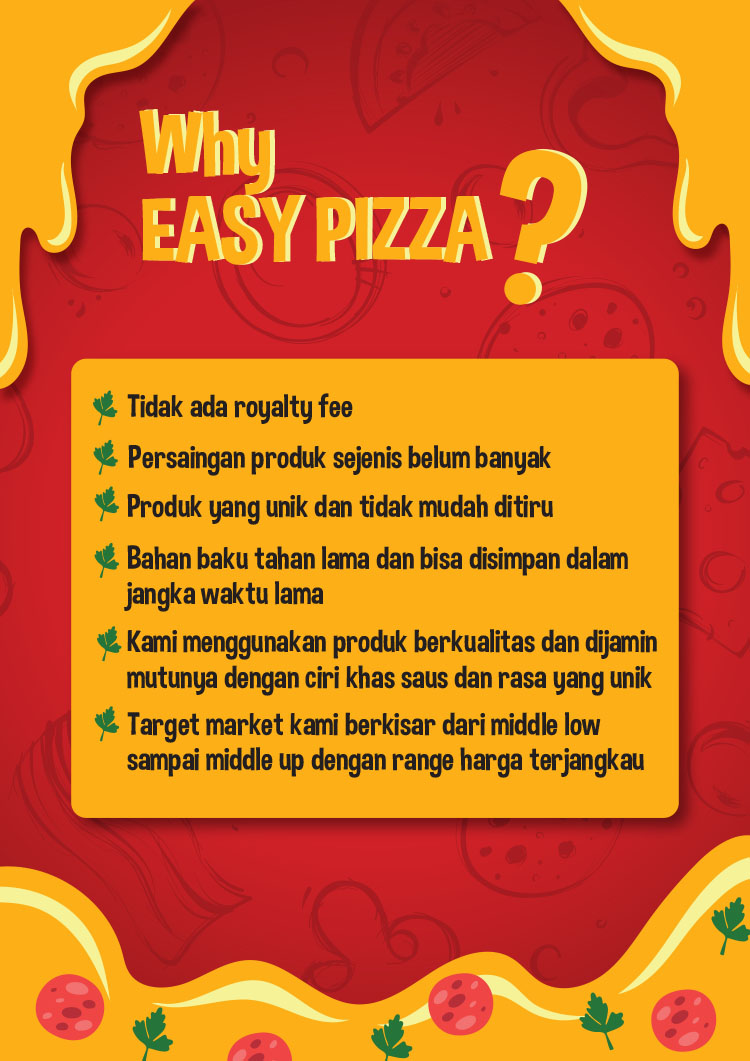 Kemitraan / Peluang Bisnis Pizza Cone & Makaroni Easy Pizza