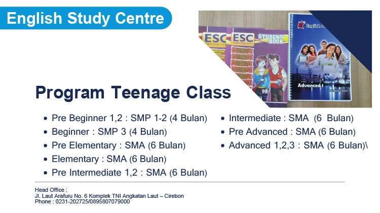 Franchise Kemitraan Kursus Bahasa English Study Center / ESC