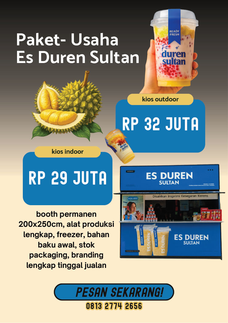 Kemitraan / Peluang Bisnis Es Teler Durian Premium
