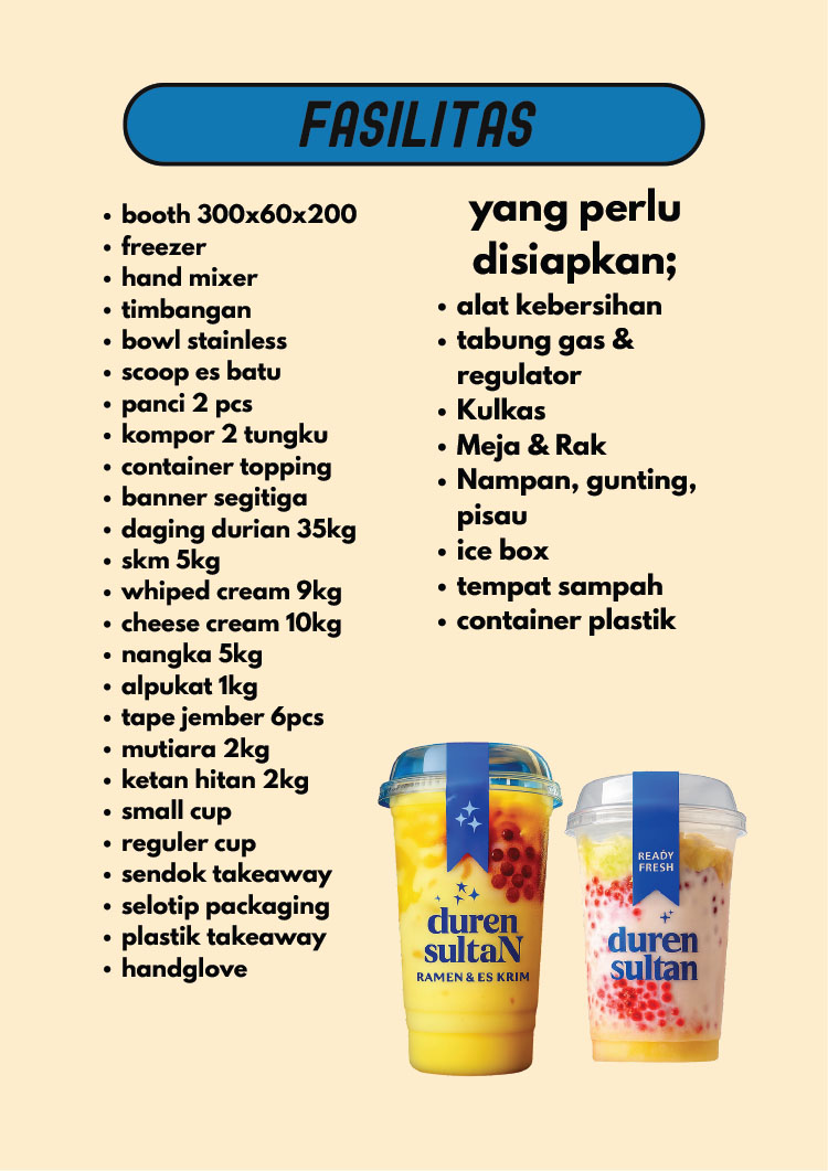 Kemitraan / Peluang Bisnis Es Teler Durian Premium