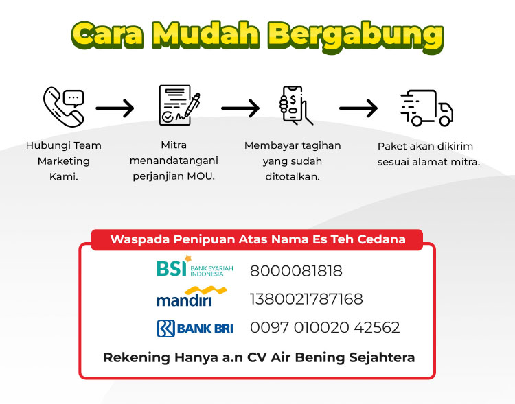 Kemitraan Peluang Bisnis Es Teh Jumbo Cendana