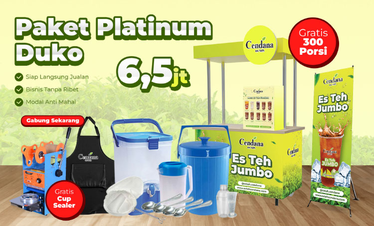 Kemitraan Peluang Bisnis Es Teh Jumbo Cendana