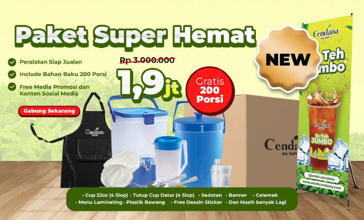Kemitraan Peluang Bisnis Es Teh Jumbo Cendana