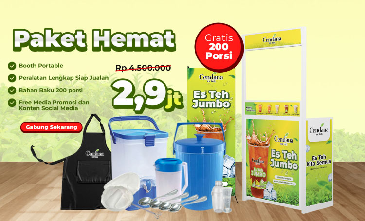 Kemitraan Peluang Bisnis Es Teh Jumbo Cendana
