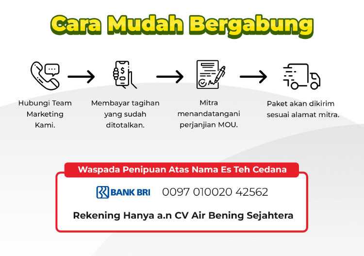 Kemitraan Peluang Bisnis Es Teh Jumbo Cendana