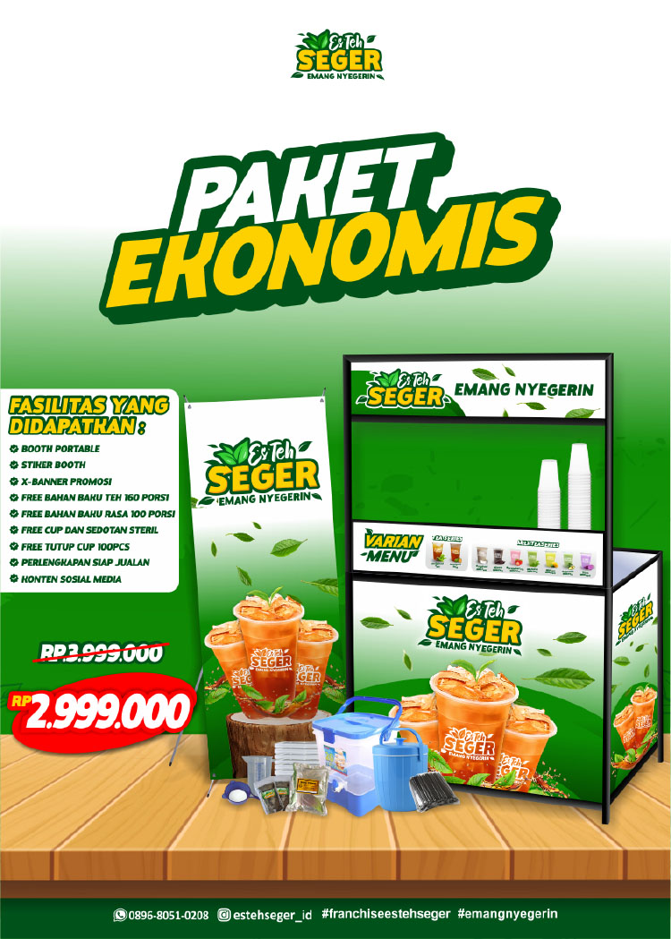 Kemitraan Peluang Bisnis Teh Solo Aneka Rasa Es Teh Seger