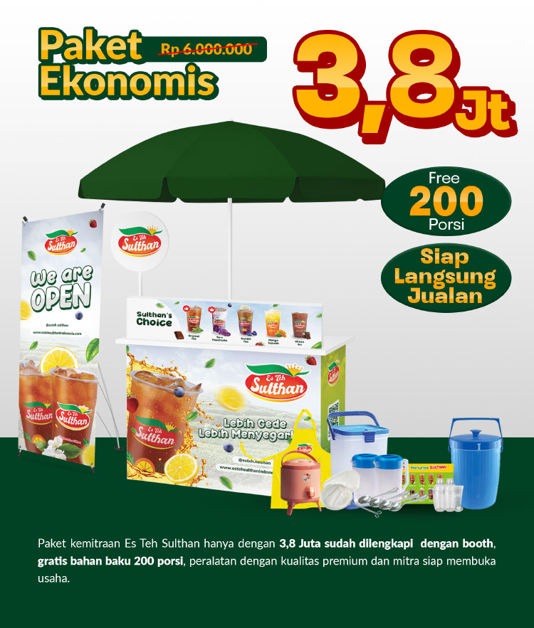 Franchise Peluang Usaha Minuman Teh Kekinian | Es Teh Sulthan Franchise Peluang Usaha Minuman Teh Kekinian | Es Teh Sulthan