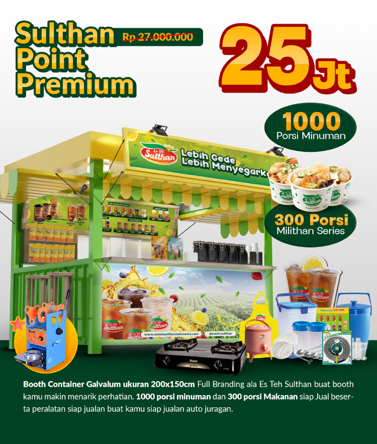 Franchise Peluang Usaha Minuman Teh Kekinian | Es Teh Sulthan Franchise Peluang Usaha Minuman Teh Kekinian | Es Teh Sulthan