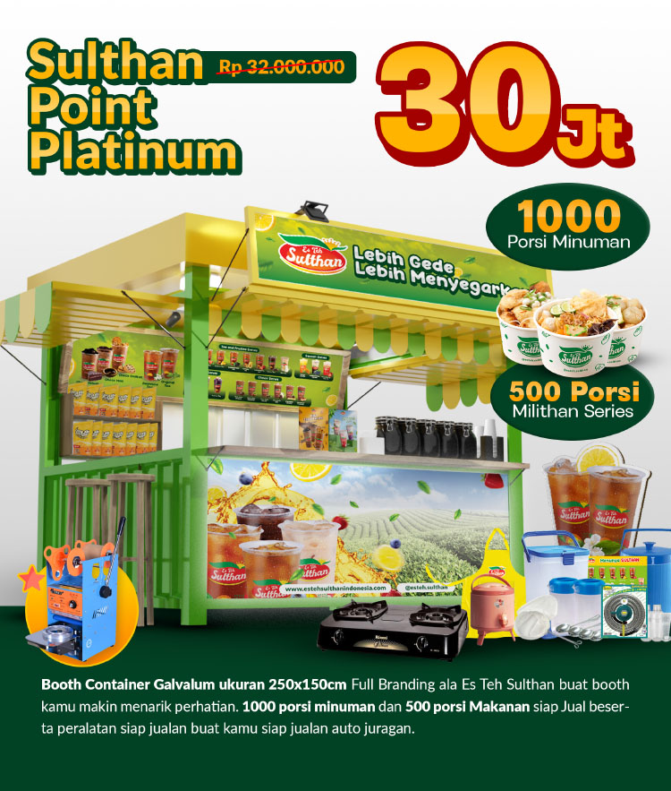 Franchise Peluang Usaha Minuman Teh Kekinian | Es Teh Sulthan Franchise Peluang Usaha Minuman Teh Kekinian | Es Teh Sulthan