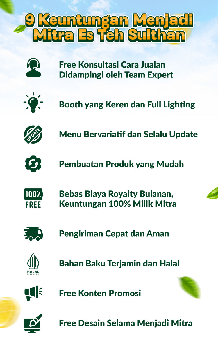 Franchise Peluang Usaha Minuman Teh Kekinian | Es Teh Sulthan Franchise Peluang Usaha Minuman Teh Kekinian | Es Teh Sulthan