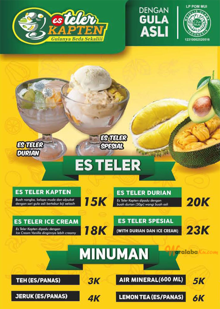 Peluang Usaha Bisnis Minuman ~ Es Teler Kapten