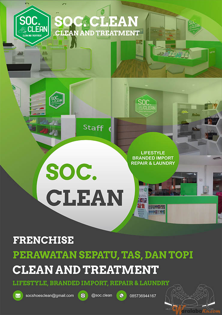 Franchise Peluang Usaha Cuci Sepatu - soc.clean