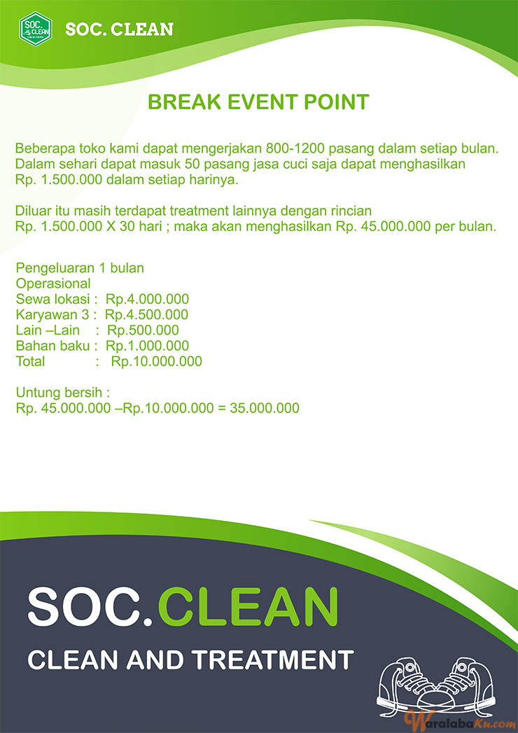 Franchise Peluang Usaha Cuci Sepatu - soc.clean