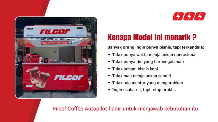 Kemitraan / Peluang Bisnis Kopi Kontainer Viral & Kopi Keliling Filcof