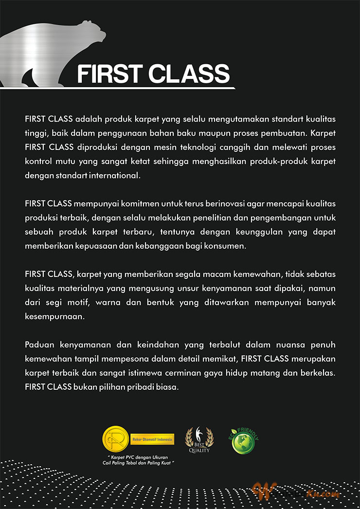 Peluang Usaha Bisnis FIRST CLASS CARPET