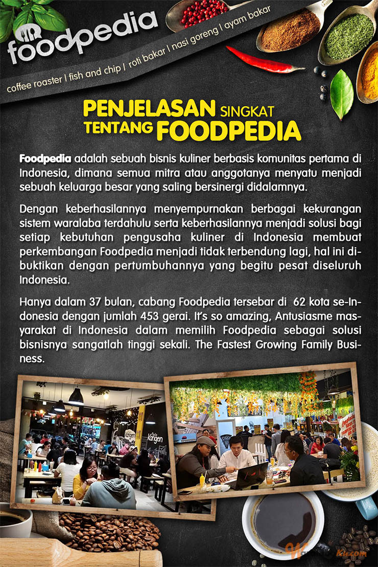 Franchise Peluang Usaha Cafe Foodpedia By Pasta Kangen