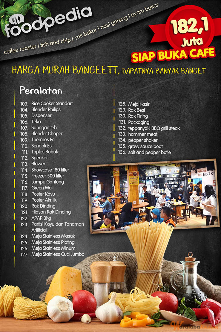 Franchise Peluang Usaha Cafe Foodpedia By Pasta Kangen