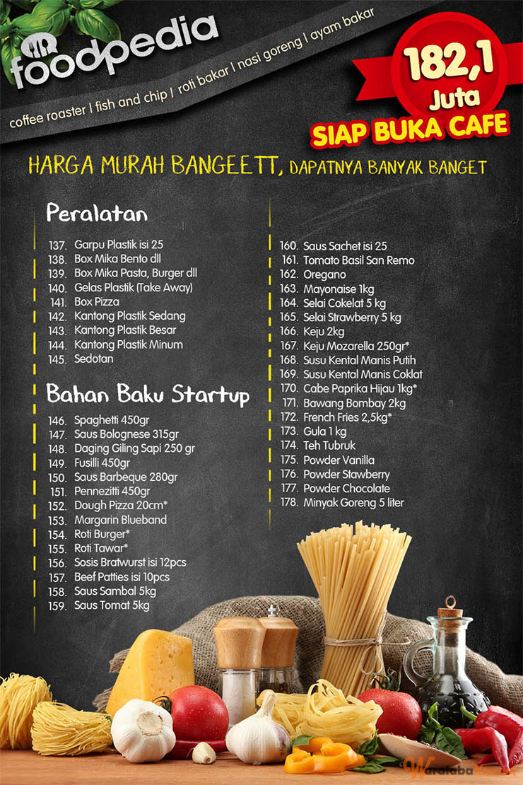 Franchise Peluang Usaha Cafe Foodpedia By Pasta Kangen