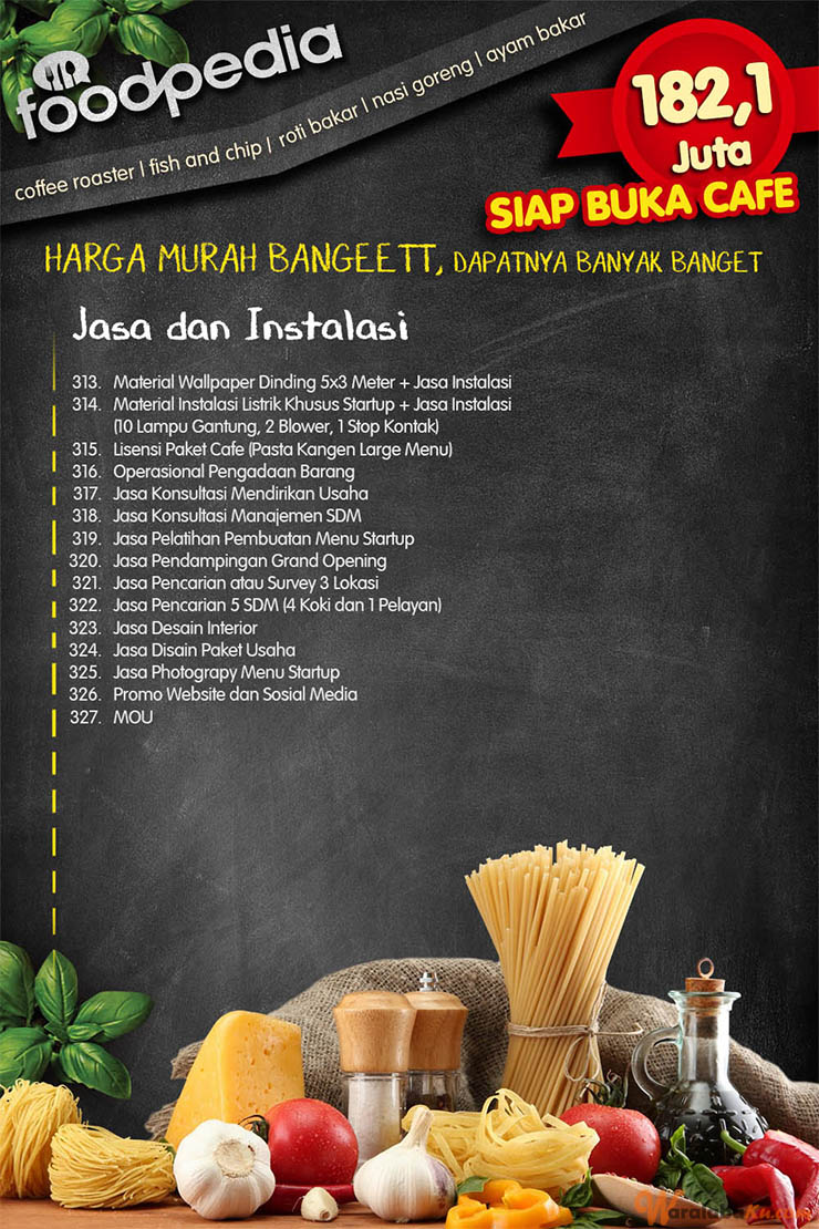 Franchise Peluang Usaha Cafe Foodpedia By Pasta Kangen