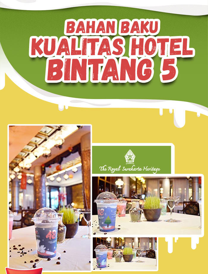 Franchise Peluang Usaha Forty Eight Ice Blend Bahan Baku Kualitas Hotel Bintang 5