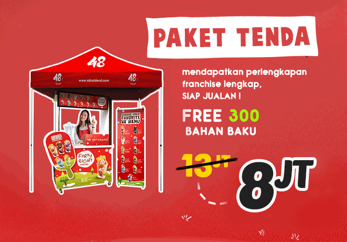 Franchise Peluang Usaha Forty Eight Ice Blend Paket A