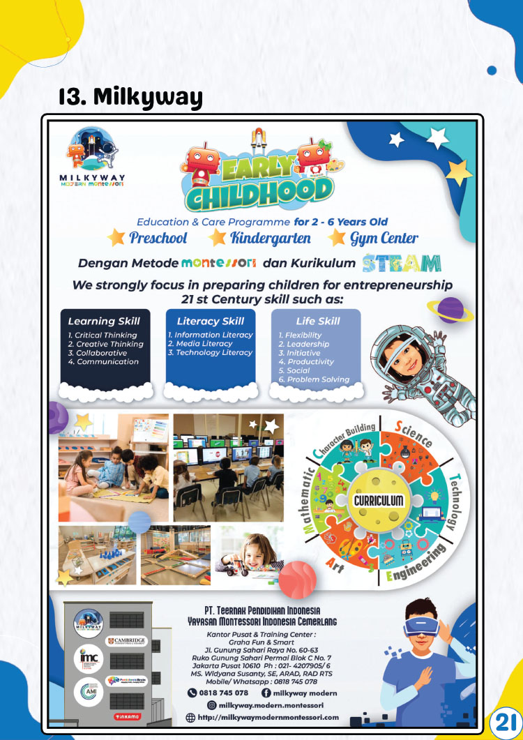 Kemitraan Kursus Mitra Indonesia Cerdas ~ Sunny Glow Montessori
