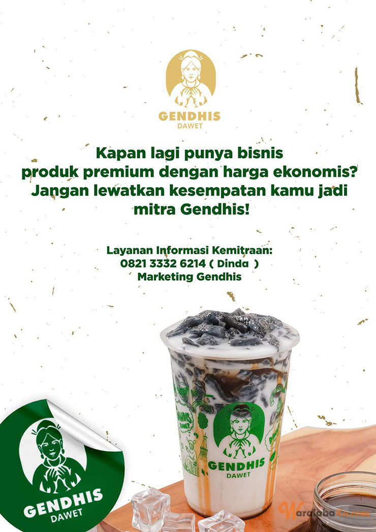 Franchise Peluang Usaha Minuman Tradisional | Gendhis Dawet