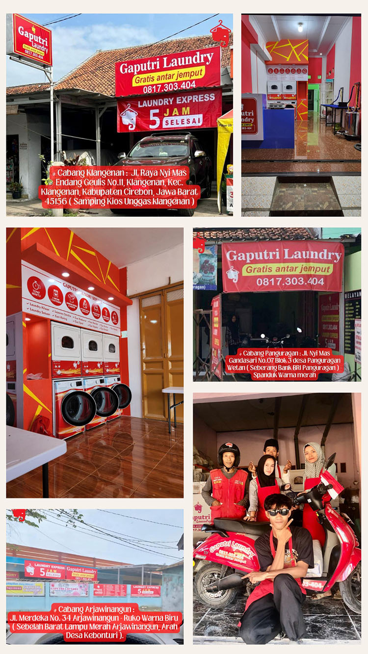 Kemitraan / Peluang Bisnis Laundry Kiloan Autopilot Gaputri Laundry