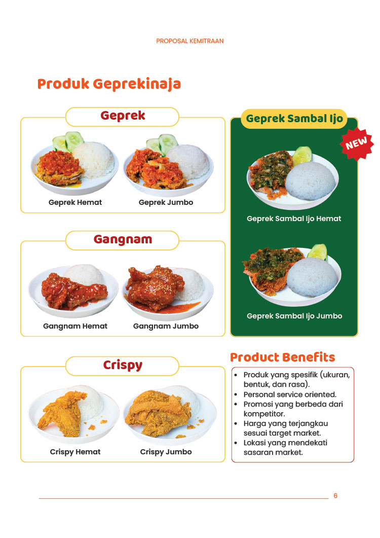 Kemitraan / Peluang Bisnis Fried Chicken Geprek Geprekin Aja