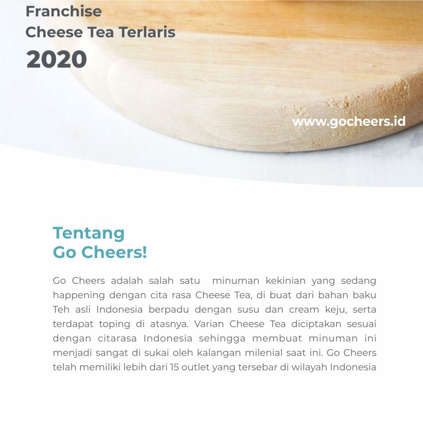 Franchise Peluang Usaha Go Cheers Tea