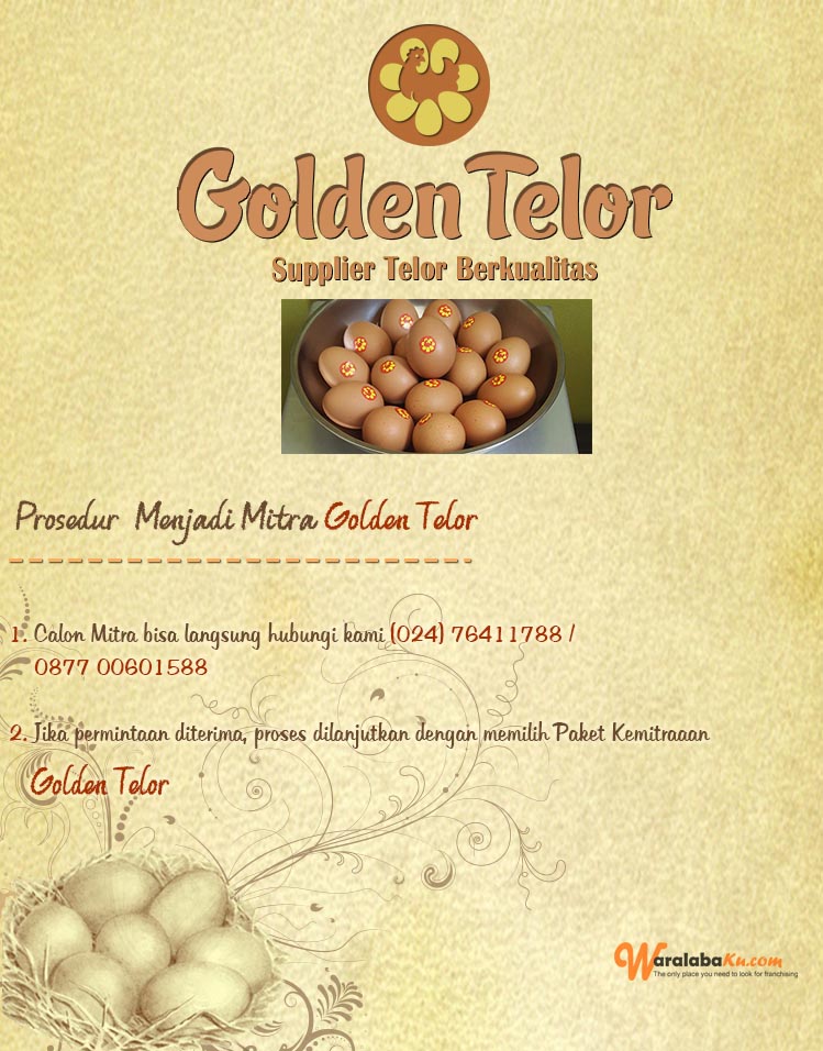Franchise Peluang Usaha GOLDEN TELOR