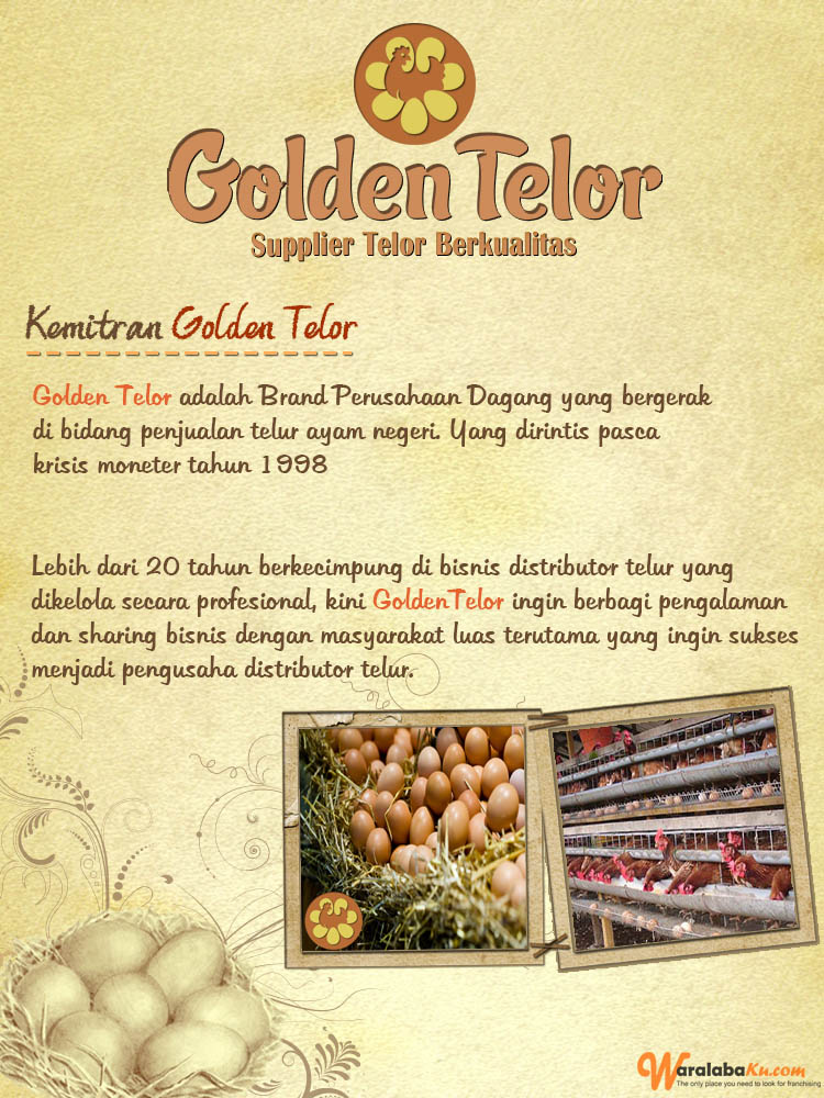 Franchise Peluang Usaha GOLDEN TELOR