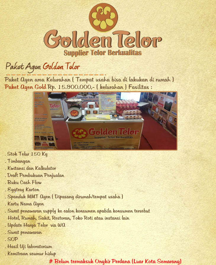 Franchise Peluang Usaha GOLDEN TELOR