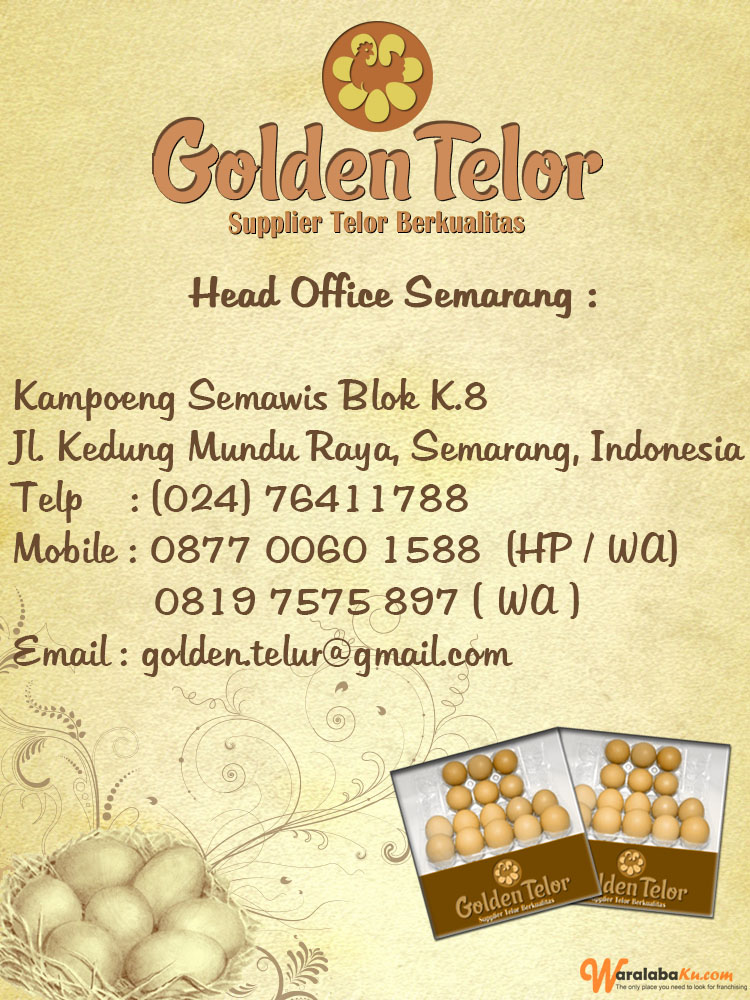 Franchise Peluang Usaha GOLDEN TELOR