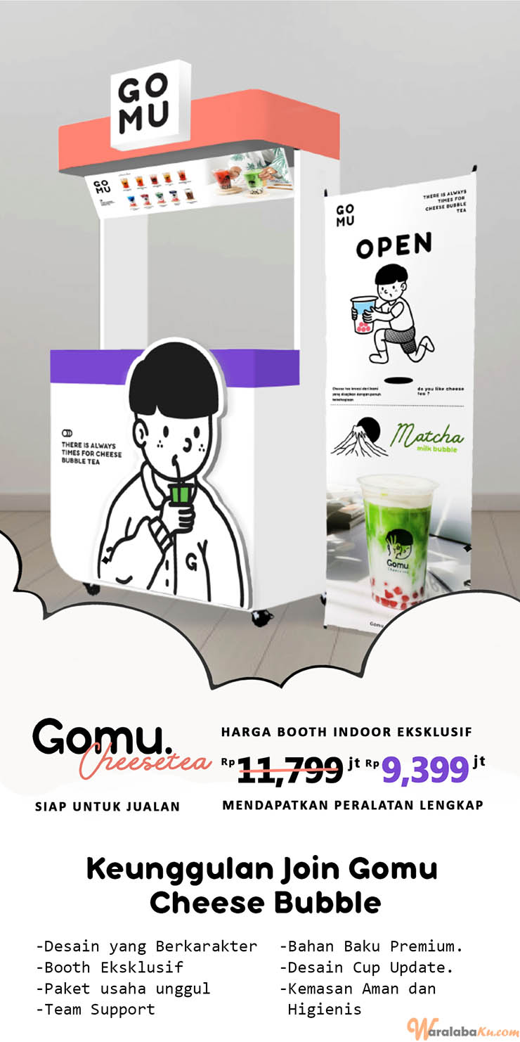 Franchise Gomu Cheese Tea ~ Peluang Bisnis Minuman Cheese Tea