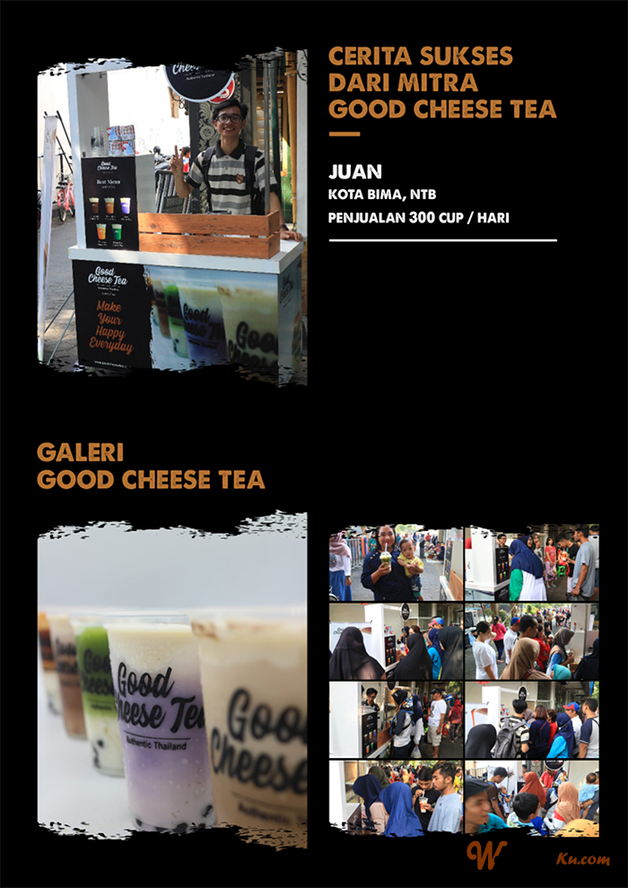 Franchise Peluang Usaha Minuman Teh Good cheese tea