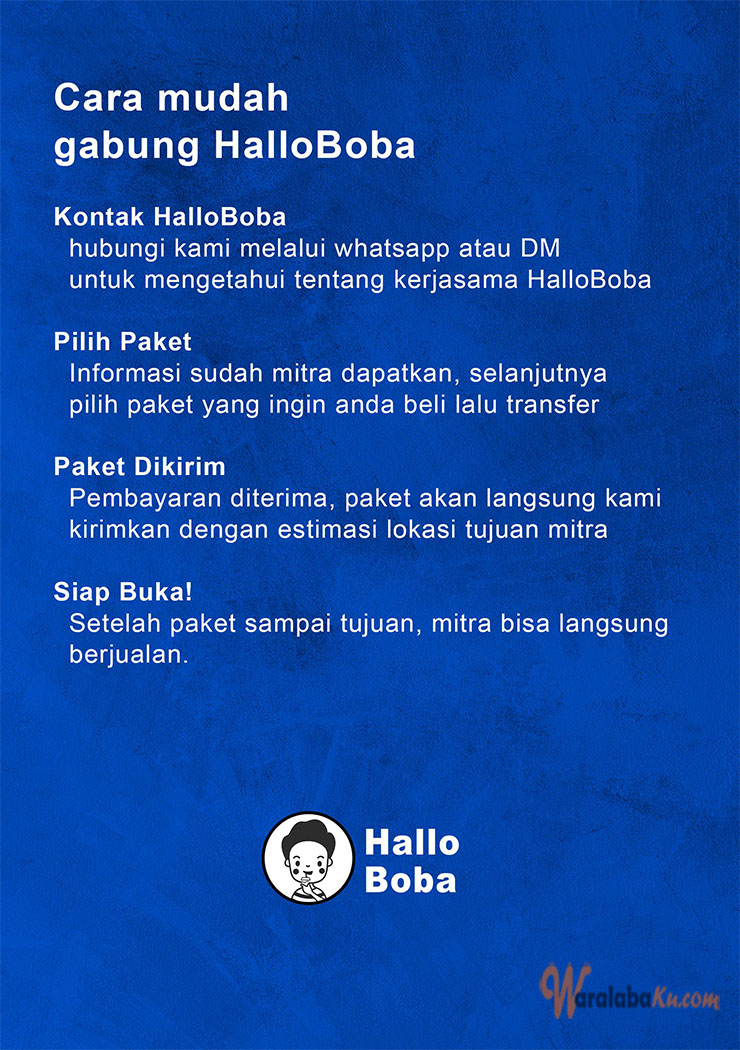 Franchise Peluang Usaha Minuman Boba - Hallo Boba