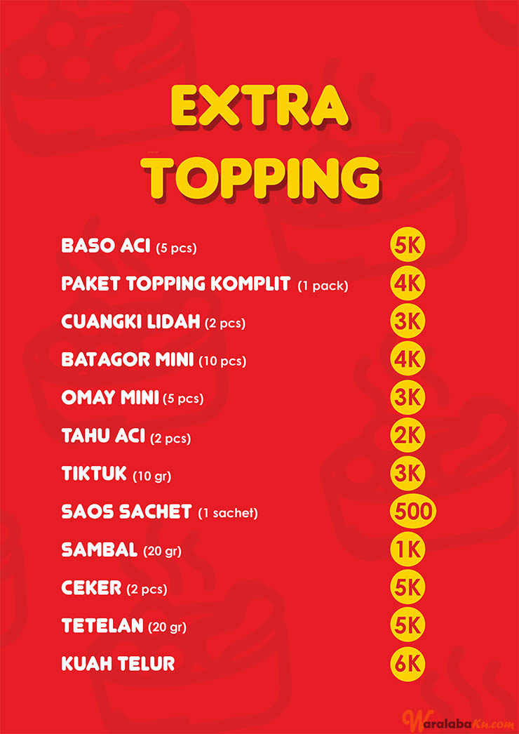 Peluang Bisnis Makanan BAKSO - BASO ACI JUARA