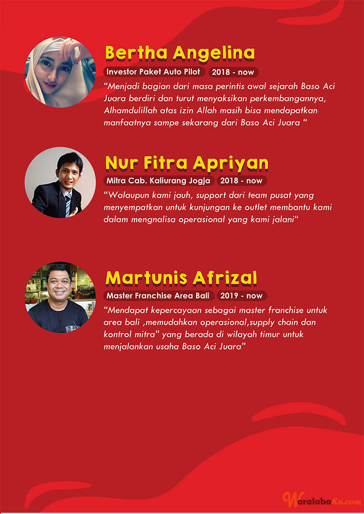 Peluang Bisnis Makanan BAKSO - BASO ACI JUARA