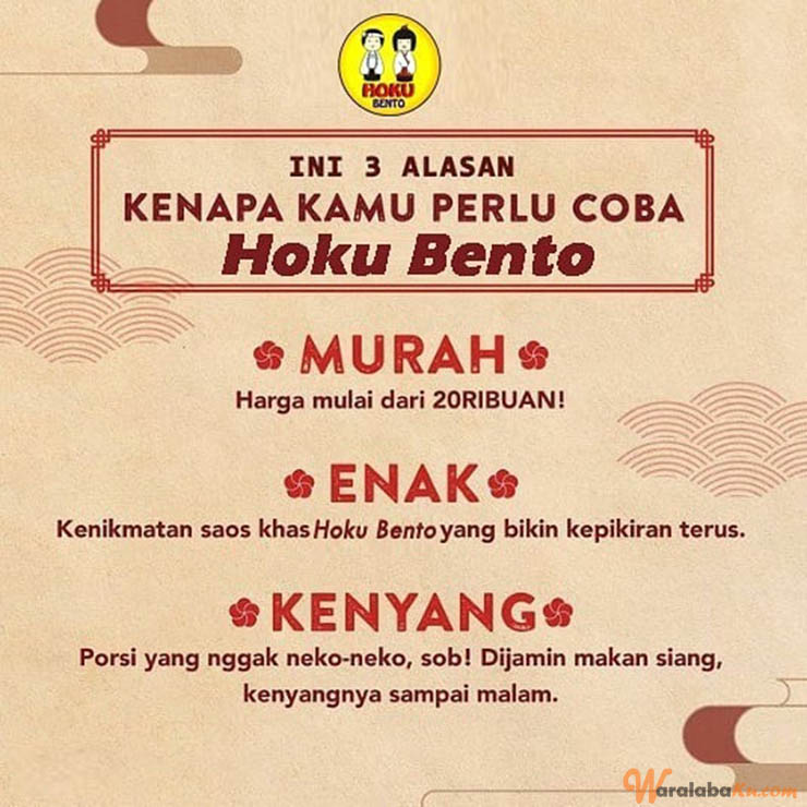 Franchise Peluang Usaha Makanan Hoku Bento