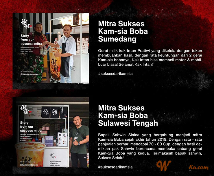 Franchise Peluang Bisnis Minuman Boba - Kamsia Boba