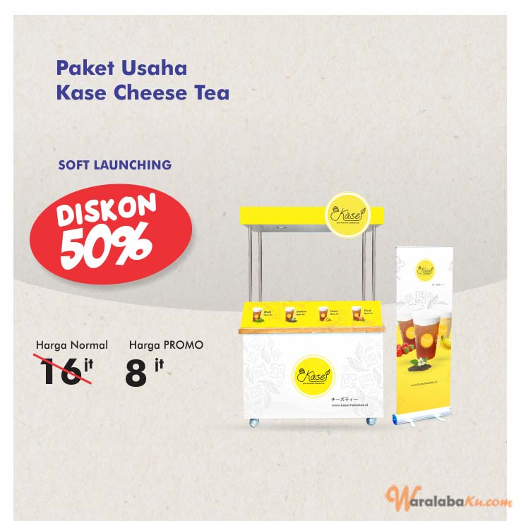 Franchise Peluang Usaha Minuman Teh - Kase Cheese Tea