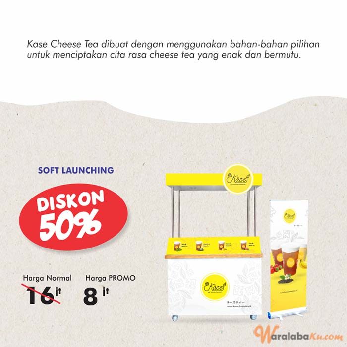 Franchise Peluang Usaha Minuman Teh - Kase Cheese Tea