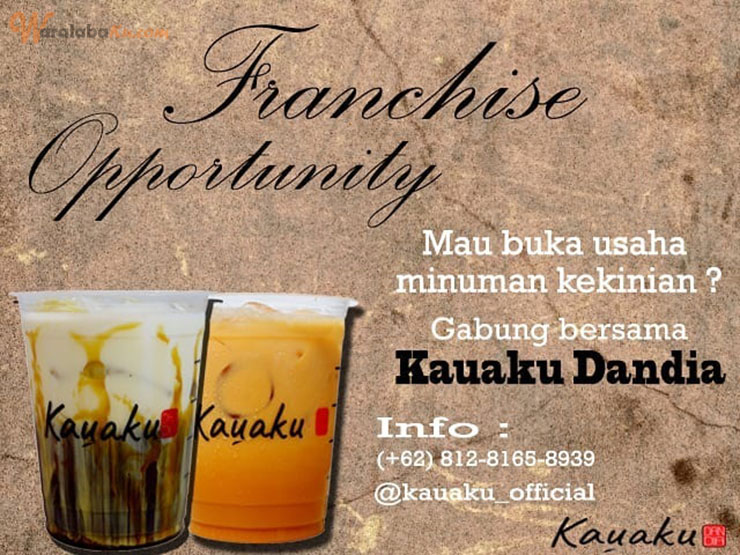 Franchise Kauaku Dandia ~ Peluang Bisnis Kopi Teh Boba